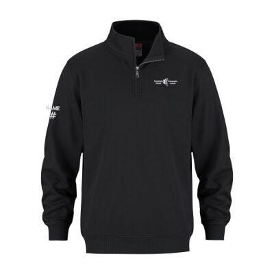 Flux Unisex Bilingual Emblem Embroidered Quarter Zip Thumbnail